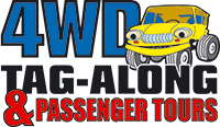 4WD Tag-Along and Passenger Tours logo. Photo © 4WD Tag-Along and Passenger Tours