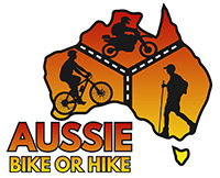 Aussie Bike or Hike logo. Photo © Aussie Bike or Hike.