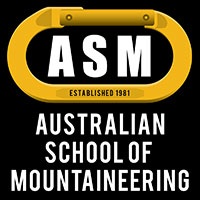 Australian School of Mountaineering logo. Image © Australian School of Mountaineering