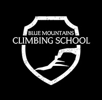 Blue Mountains Climbing School logo. Photo © Blue Mountains Climbing School