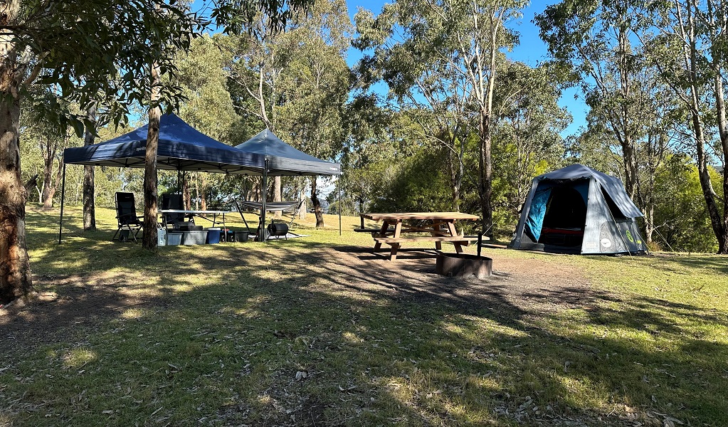 Tent and dining area on a Camplete trip. Photo: Clement Chan &copy; Camplete