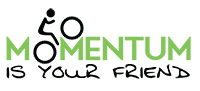 Momentum is Your Friend logo. Photo © Momentum is Your Friend