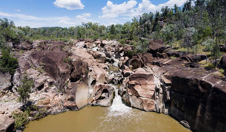 Macintyre Falls, Kwiambal National Park. Photo: DPE