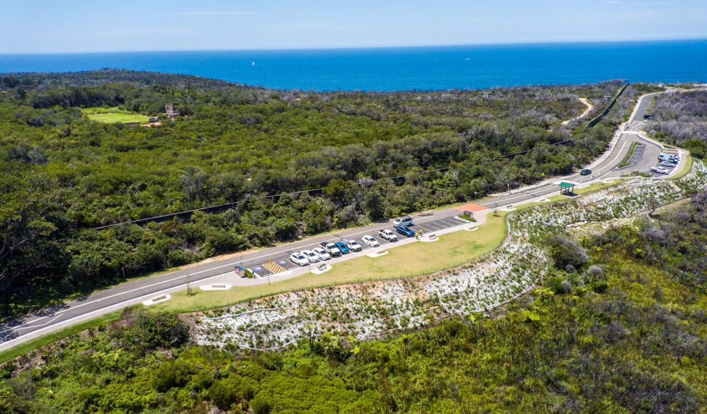 An aerial view of North Head in Sydney Harbour National Park. Photo: G Pickford &copy; DPE