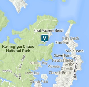 Static map for Beechwood Cottage venue near The Basin