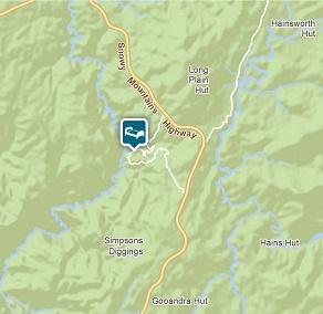 Map of Yarrangobilly Caves House 1917 section, Kosciuszko National Park. Image: OEH