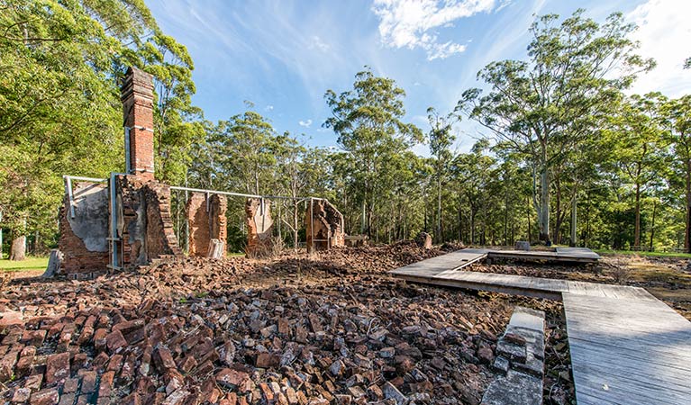 Innes Ruins, Lake Innes Nature Reserve. Photo: John Spencer