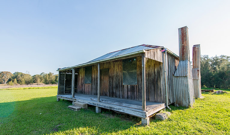 Toms cottage, Seaham Swamp Nature Reserve. Photo: John Spencer