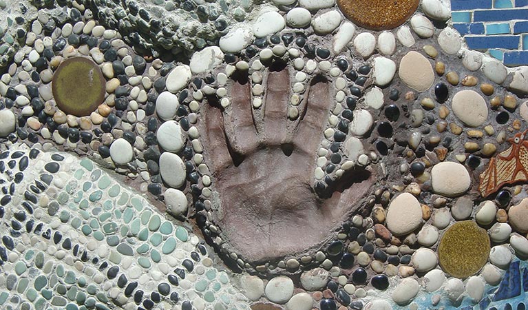 Aboriginal culture tribute, Yarriabini National Park. Photo: G Wallace